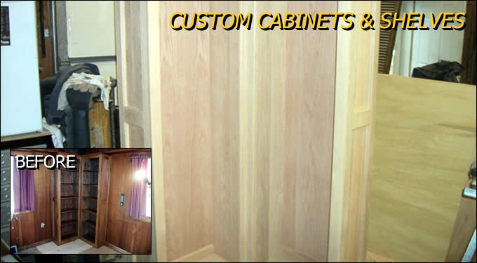 Custom Cabinets and Shelves Outagamie/Winnebago Wisconsin
