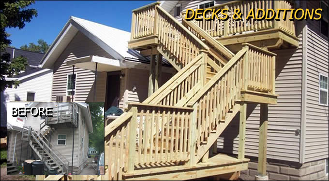 Deck Construction and Home Additions/Add-Ons Outagamie/Winnebago Wisconsin
